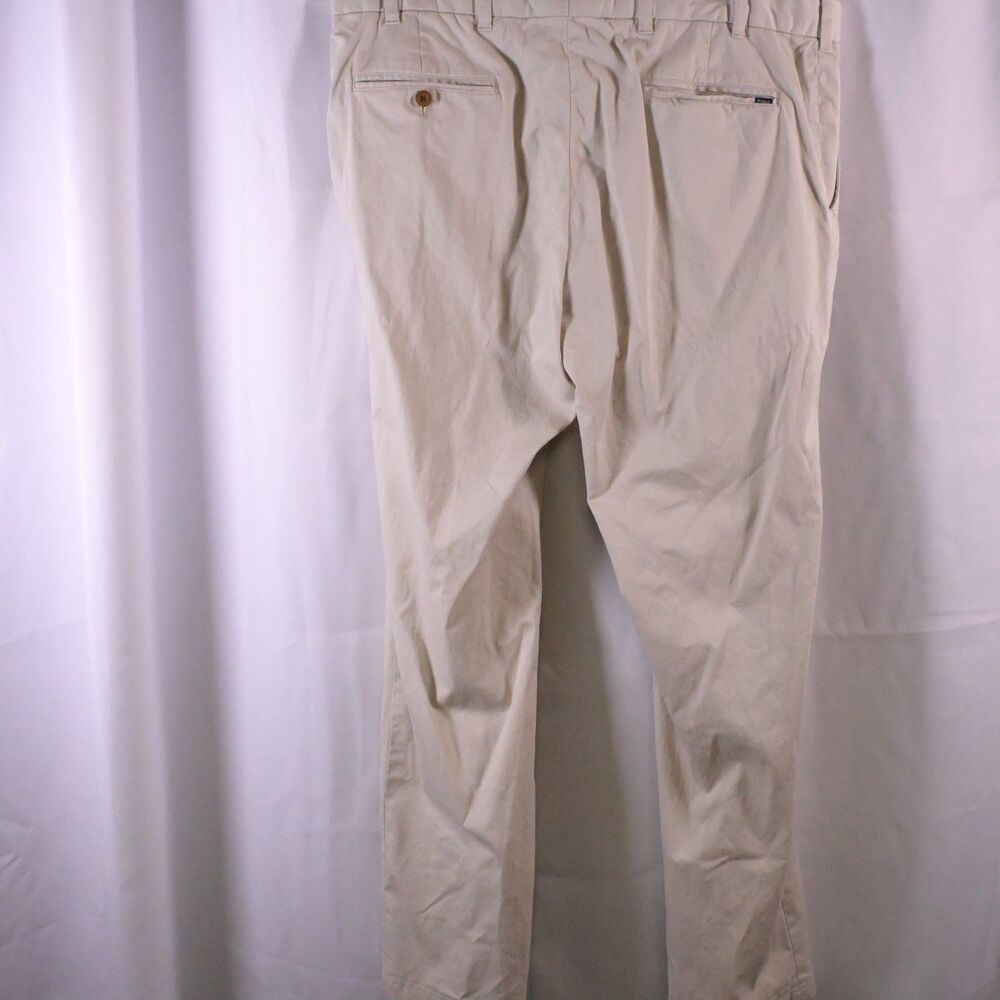 Polo Golf Ralph Lauren Beige Cotton Twill Chino Pants‎ Mens 36x32 - Picture 2 of 8